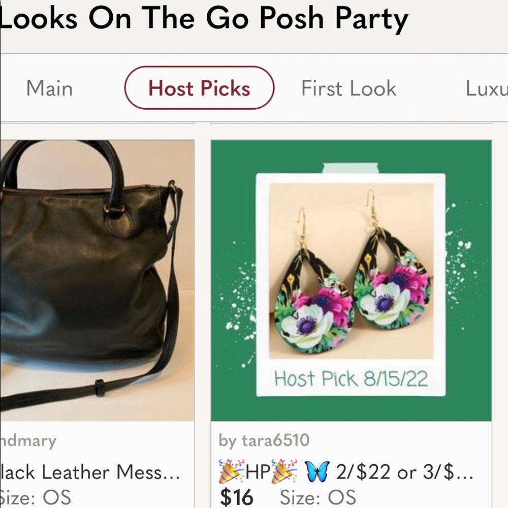 🎉HP🎉 🦋 3/$24 Colorful teardrop floral earrings / NWOT - Picture 6 of 6